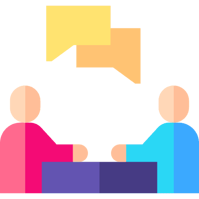 Symbole das eine Gruppe von Menschen darstellt.